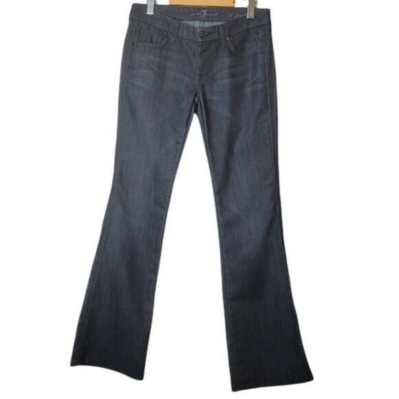 7 For All Mankind 'A' Pocket Boot Cut Jeans Mid Rise 28 - Picture 2 of 14